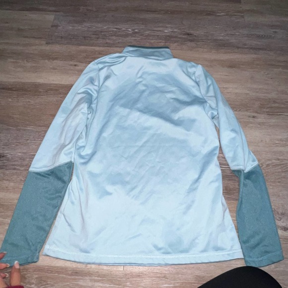 The North Face Blue Quarter Zip Medium - Picture 2 of 3